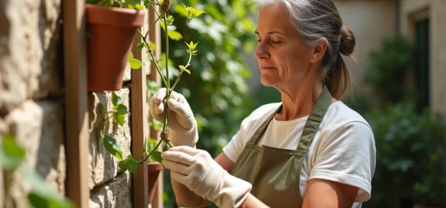 Astuces simples pour faire grimper et attacher efficacement un jasmin étoilé